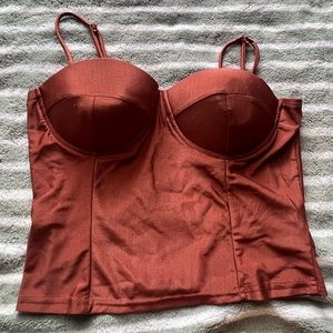 corset top with padding